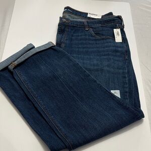 Old Navy Blue Boyfriend Jeans - Medium Indigo